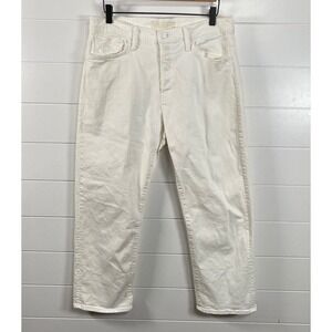 MOTHER Women's Ankle & Cropped Jeans in Cream